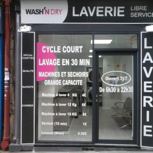 LAVERIE AUTOMATIQUE SELF-SERVICE LAVE DISCOUNT 119 rue des Dames 75017  PARIS - Laverie Self-service Automatique ouvert 7/7